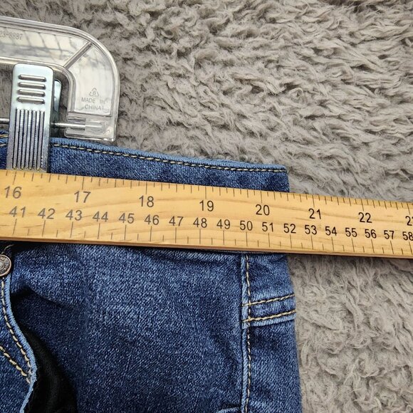 Est. 1946 Jeans Womens 18W Curvy Denim Jeans With Frayed Hem Cropped - Picture 5 of 13